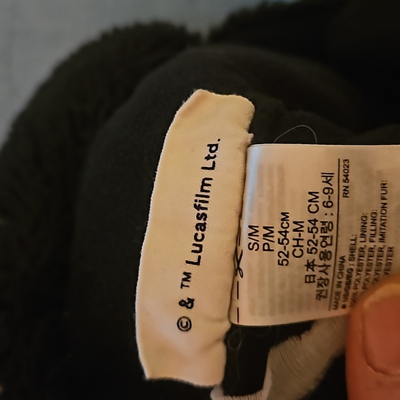 ๐3/$25๐ Star Wars Darth Vader/ Storm Trooper Black Trapper Hat size S/M - Picture 5 of 7